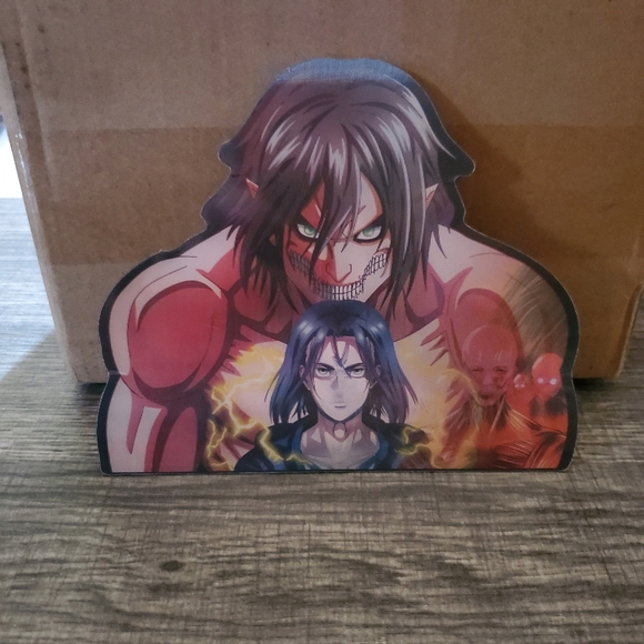🍒🍒 Attack On Titan Anime: Eren Yeager Motion Car Sticker - Picture 3 of 6